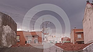 Storm in Madrid