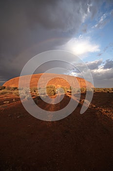 Storm Over Ayers Rock