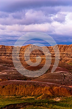 Storm over the Badlands photo