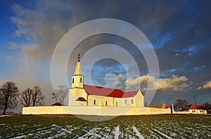 Storm over catholic church