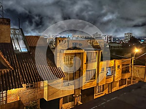 Storm over the city, Pasto NariÃ±o Colombia. photo