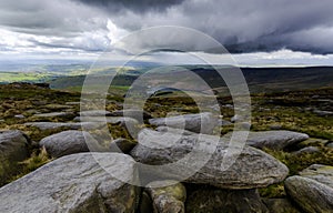 Storm over Kinder Reservoir photo