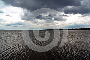 Storm over the lake