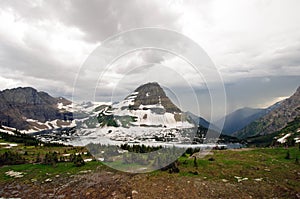 Storm over the mountains