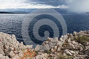 Storm over the sea, Croatia