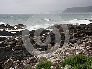 Storm on Pacific ocean in Kochi prefecture