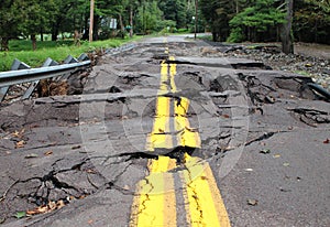 Storm Ruined Road