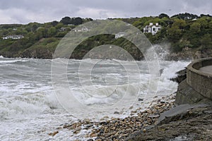 Storm on the sea.