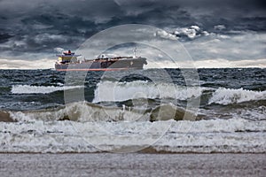 Storm at sea