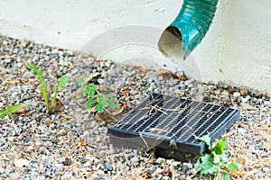 Storm sewer with grate