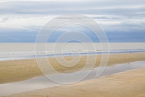 Storm sky at beach