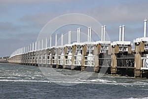 Storm surge barrier photo