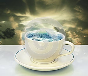 Storm in a teacup photo