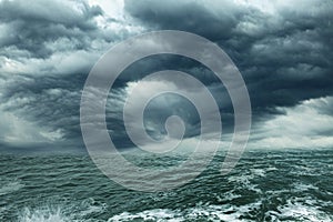 Storm on tthe ocean