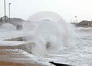 Storm on the waterfront