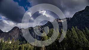 A storm in Yosemite