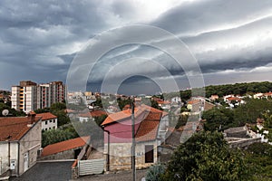 Stormclouds gathering on the sky