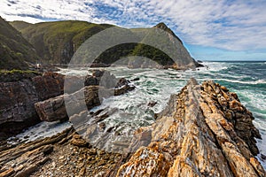 The storms river mouth in south africa