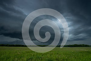 Stormy afternoon, Hoffman Estates, IL Usa