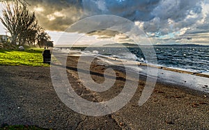 Stormy Alki Shoreline