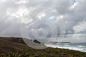 Stormy beaches