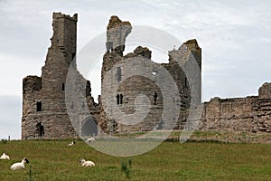 Stormy Dunstanburgh Castle