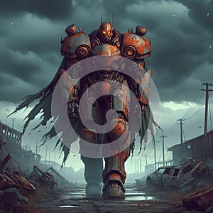 Stormy Journey of a Lone Machine