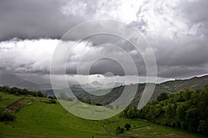 Stormy mountains