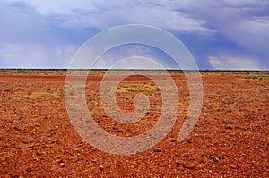 Stormy and Rainy Simpson Desert