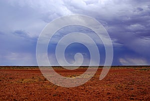 Stormy and Rainy Simpson Desert