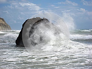 Stormy sea, Rock of Aphrodite