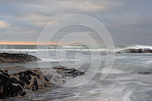 Stormy Sea, Trebarwith Strand, Cornwall.