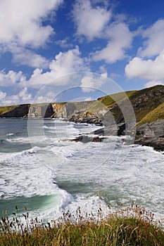 Stormy Sea, Trebarwith Strand, Cornwall, UK.