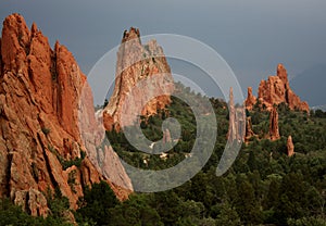 Stormy Skies at Garden of the Gods in Colorado Springs