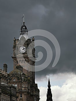 Stormy sky in Edinburgh
