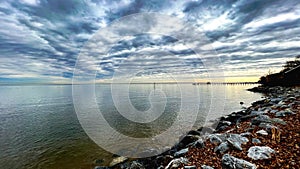 Stormy sky over the Chesapeake Bay