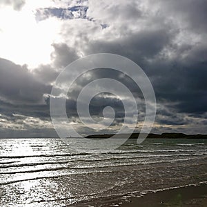 Stormy sky over the Menai Straits