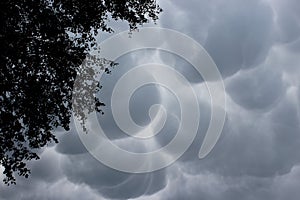 Stormy sky over Pas-de-Calais