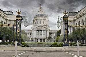 Stormy Sky over San Francisco City Hall