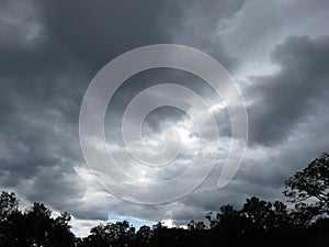 Stormy Sky at Sunset