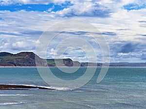 Stormy Spring Seascape at Lyme Bay Dorset