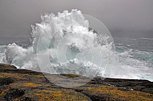 Stormy waves