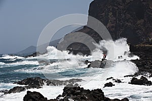 Stormy waves at the Eastcoast of La Palma