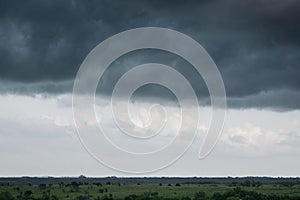 Stormy weather clouds