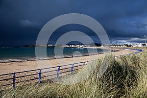 Stormy weather and clouds