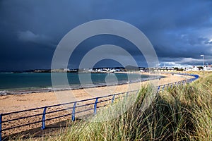 Stormy weather and clouds