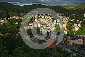 Stormy weather in Karlovy Vary