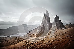 The Storr - Isle Of Skye Landscape In Scotland