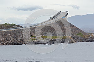 The Storseisundet Bridge in close up