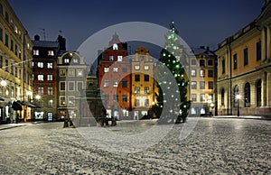 Stortorget at Chritmas time